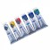 Temporary paints, set of 6 colors x 18 ml, ZHK "Master Class", Basic Colours, in a plastic box, 161392078