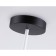 Suspended Ambrella Light, Modern, TR2512, 6XG9, white, black color