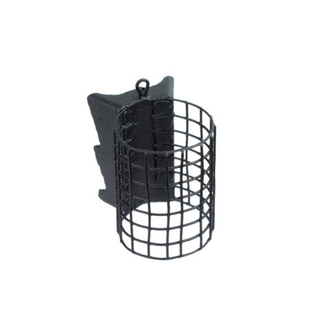 Metallic feeder X-Feeder Me Grip M Grid, Matt Black, 130 g, 45 ml