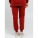 Women's pants with a company, size 56, burgundy color