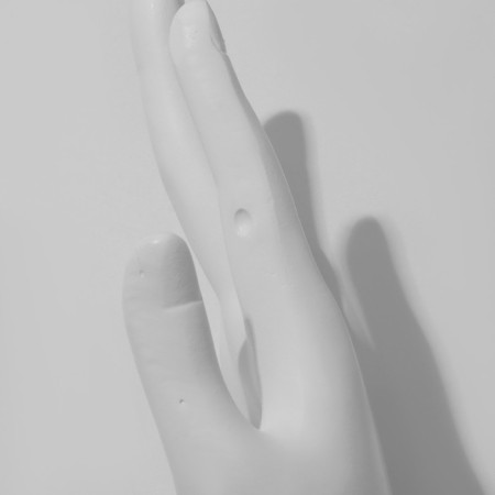 Steam for jewelry "Hand" 9 x 12 x 22, white color-4