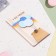 Wooden envelope "On Birthday!" Bear, Rainbow, 8.3 × 17 cm