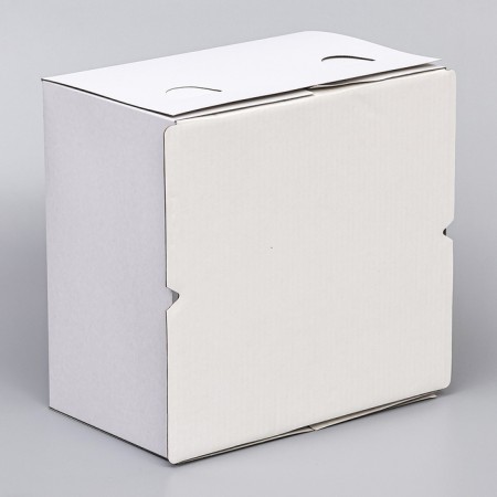 Box for the cake, with a window, white, 30 x 30 x 19 cm-2