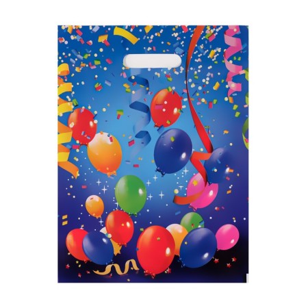 Package "Festive balls", polyethylene, with a cut pen, 30 x 40 cm, 50 μm