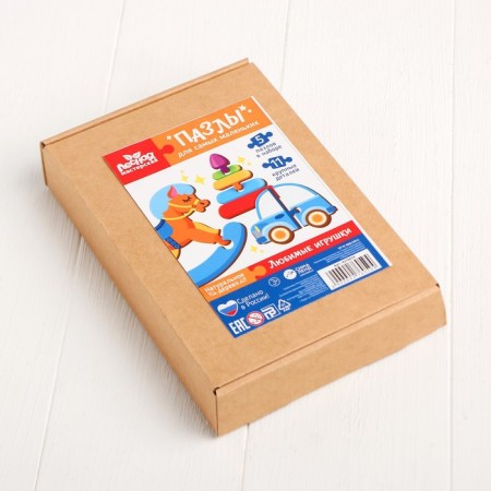 Puzzle puzzle from large details "Toys"-5