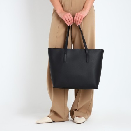 Female bag Textura, chover, large size, black color-8