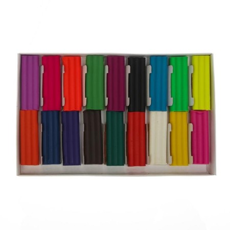 Plasticine wax 18 flowers of 15 g "Kalyak-Malyak", with a stack-6