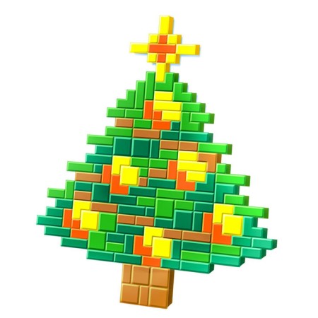 Constructor "New Year's Christmas tree", 134 details, in the package