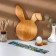 ADELICA Easter set, eggs A Hare 1 Cell, Serving Board, Thermonaclemes 7 pcs, Birch