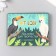 Stickers for creativity "Exotic birds" embossing gold set 48 pcs 9x7x0.8 cm