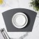 Serving napkin on the TEM table, 30 × 44 cm, dark gray color