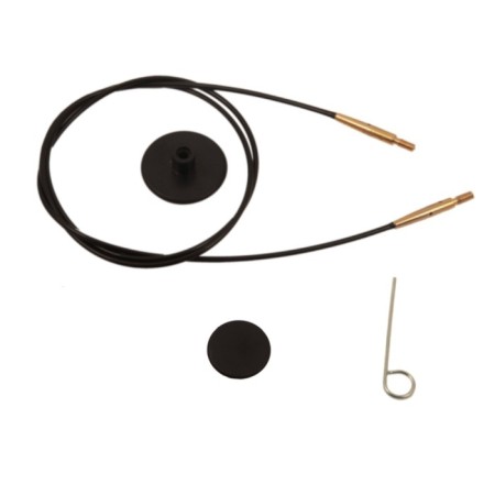Set: cable 126 cm (150 cm), plugs and cable key KNITPRO, 10536