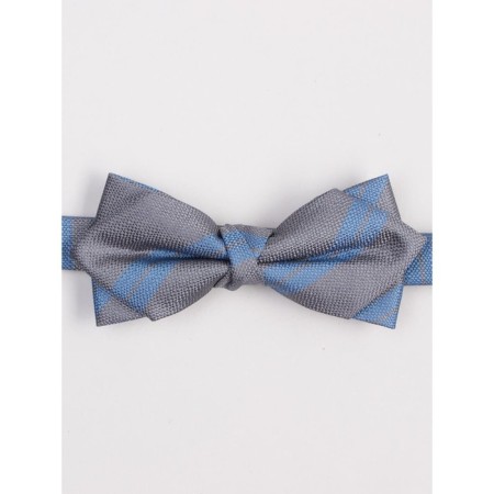 Bow tie for ISEE boys, gray color-1