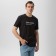 New Year. Male T -shirt KAFTAN Snowfall, black, size L