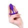 Anal sleeve of little little cuts, waterproof, silicone, purple, 7.2 cm, Ø 2 cm