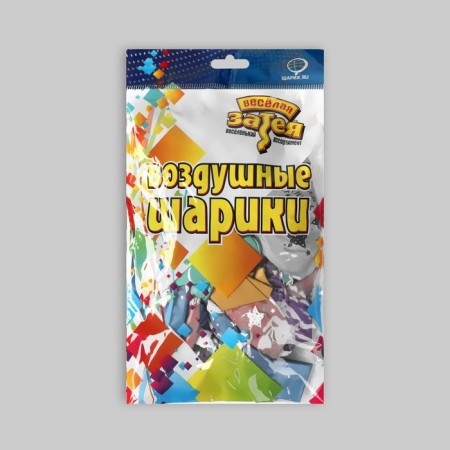 Shar Latex 12 "" Dr mega stars ", silk -screen printing, chrome, set of 25 pcs.-1