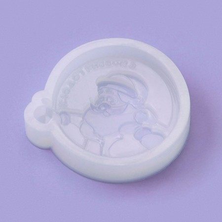 Silicone Mold for candy and chocolate "Santa Claus, Happy New Year!"-2