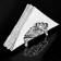 Napkin, 12 x 4.5 x 7.5 cm, with crystals