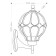 Sadovo-park lamp Feron PL3701, IP44, E27, 60 W, 180x200x320 mm, color black gold