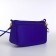 Bag Women's Cross-Bodi with a zipper, blue color