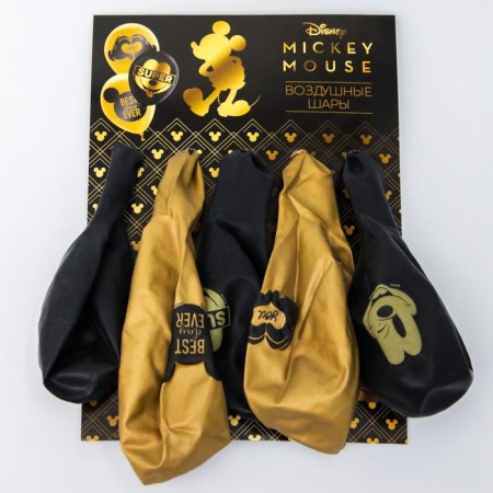 Ball "mouse", 12 inch, latex, 5 pieces, Mickey Mouse-2