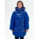 Coat for girls, height 152 cm, blue color