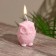 Candle "Owl" 5x5x6 cm, soy wax mix