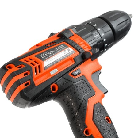 Drill-shuruvumvets Patriot Br201US-H, 20 V, Lion, 2x2 Ah, 30 Nm, shock-8