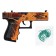 Wooden Pistol Glockk-18 "Relief"