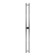 Terminus duo electric heated towel rail "Prof", 1400x110 mm, chrome