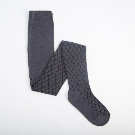 Pantyhose children, gray color, height 140-146 cm