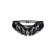 Lace panties with Erolata access, black color, size 50-52