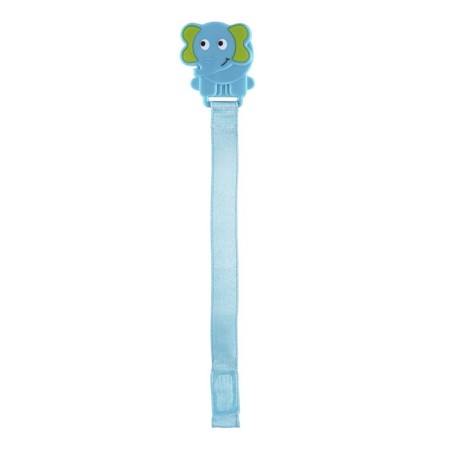 Nipple - Silicone dummy classic, with a chain and clothespin, from 0 months., Mix color-8