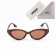 Sunglasses "OneSun", UV 400, pipe 14 cm, width 15 cm, 4.2 x 6.5 cm, brown
