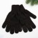 Male gloves, black color, size 22
