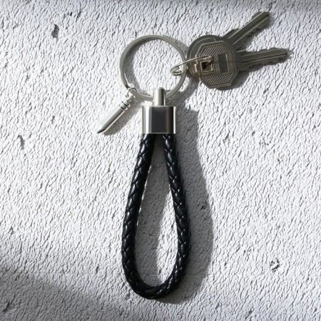 Key keychain "Black Style" cord, 11 x 3 cm-5