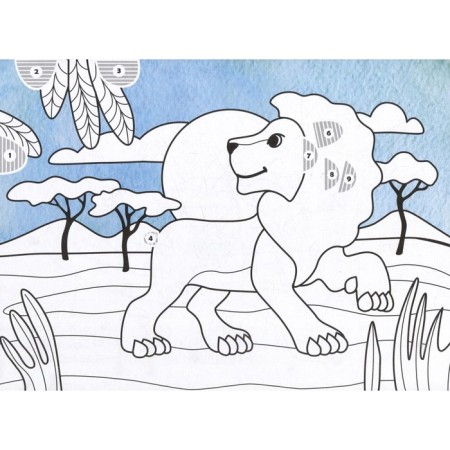 3D coloring Application "Animals" Malyavich. 22x29 cm. 9785907405387-2