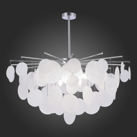 Ceiling Ceiling ST LUCE. SL1231.102.08. Vittoria. 8x60 watts, E14, 85x85x71 cm, chromium color-2