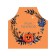 Apron kitchen with a “magic Halloween” photo print, adjustable, size OS