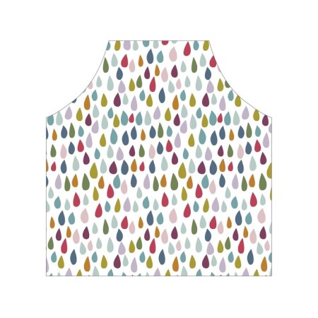 Apron of a kitchen with a photo print "Colorful moisture", adjustable, size OS-2