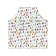 Apron of a kitchen with a photo print "Colorful moisture", adjustable, size OS