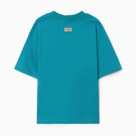 Children's Minaku T -shirt, turquoise color, height 116 cm-10