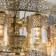 Suspended chandelier Citilux "emir" CL467193, 9x75W, E27, brown color