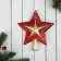 Top "Double patterned star" 16x14 cm, golden red