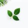 Decor for creativity "Leaves No. 9" set 4 pcs.