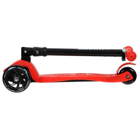 Folding Graffiti Baby, Light wheels PU 120/70 mm, ABEC 7, Red color-10