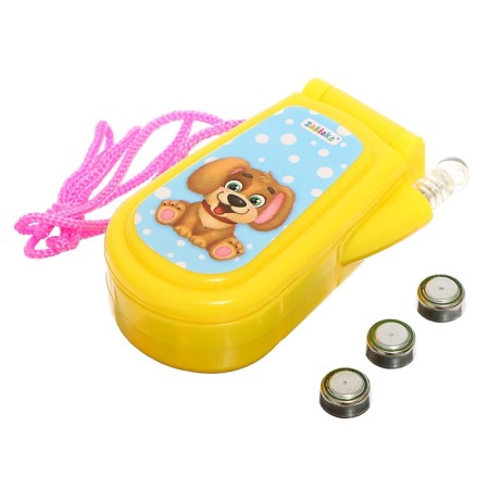 Musical phone "Friends", sound effects, works from batteries, mix-10