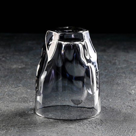 Glass glass "Lava", 325 ml, color gray color-1