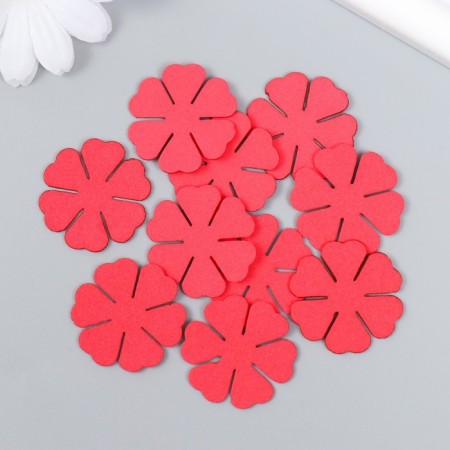 The workpiece of Foamian "Flower" 3 cm, thickness. 1mm, set 10 pcs, red-1