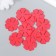 The workpiece of Foamian "Flower" 3 cm, thickness. 1mm, set 10 pcs, red